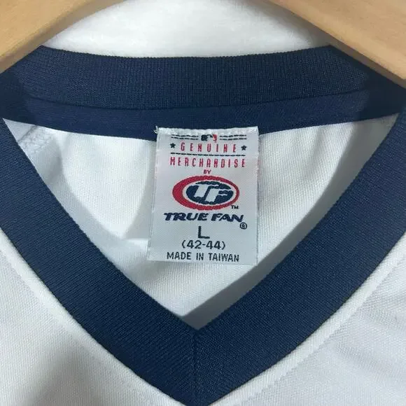 Cleveland Indians MLB Men’s Vintage True Fan Series Jersey Shirt Size Large - Picture 4 of 8